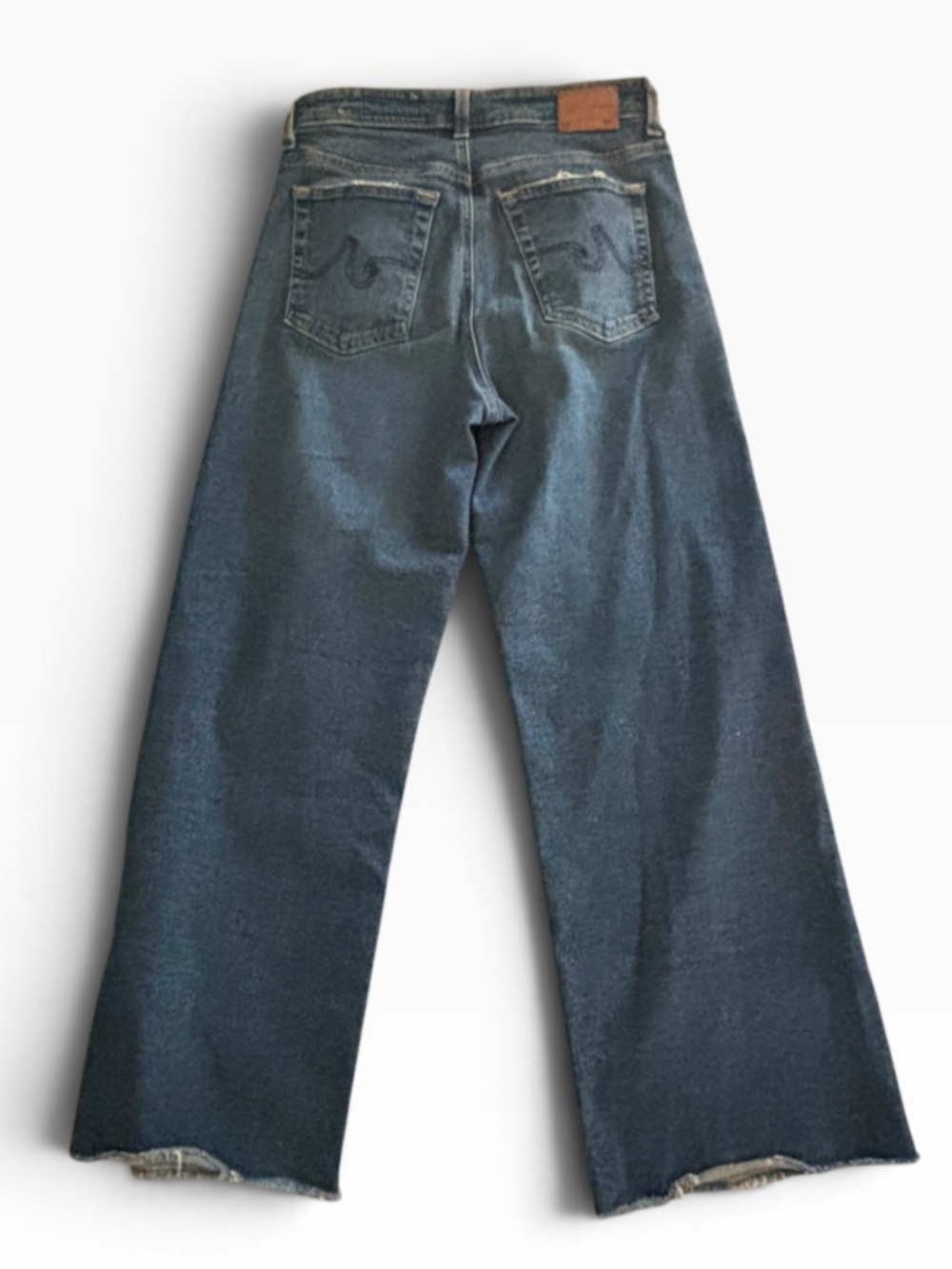 AG Jeans Saige Wide Leg Crop Jeans - Size 27 - Picture 6 of 6